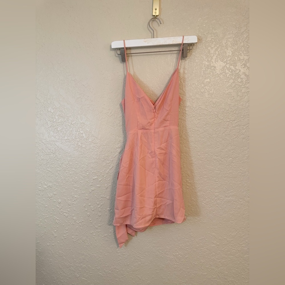 Superdown kamryn side tie dress mauve size xs revolve - Picture 8 of 8